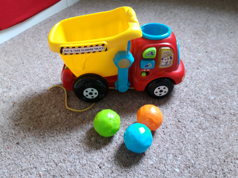 vtech put & take dumper truck